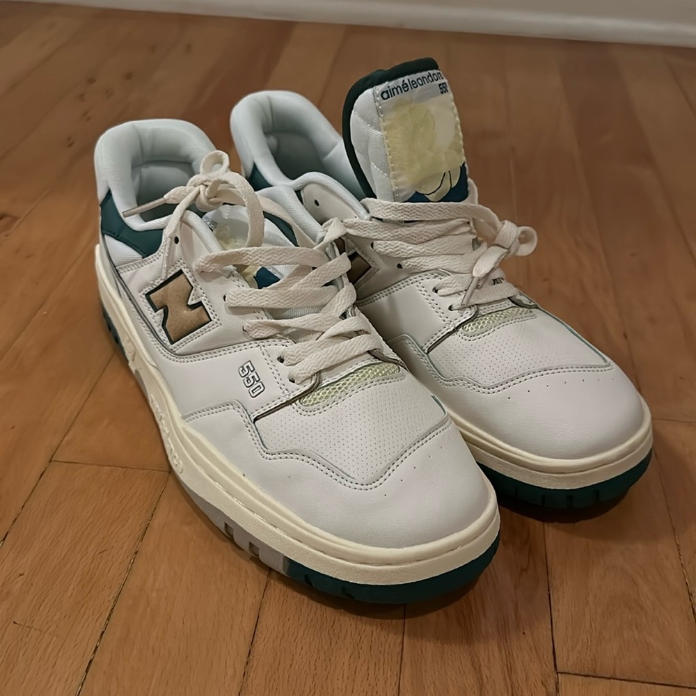Unworn New Balance 550 Aime Leon Dore - Natural Green